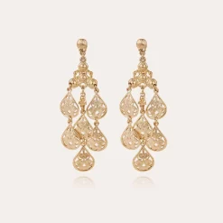 Gas Bijoux Orferia earrings small size gold^Femme Boucles D'oreilles