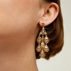 Gas Bijoux Orferia earrings small size gold^Femme Boucles D'oreilles