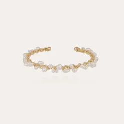 Gas Bijoux Orphee bracelet gold - Withe Mother-of-pearl^Femme Bracelets
