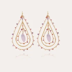 Gas Bijoux Orphee earrings gold^Femme Boucles D'oreilles
