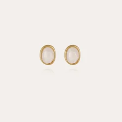 Gas Bijoux Ovo studs earrings gold -^Femme Boucles D'oreilles