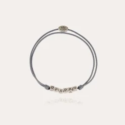 Gas Bijoux Papa bracelet silver^Homme Bracelets Cordons Homme