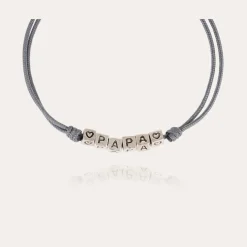 Gas Bijoux Papa bracelet silver^Homme Bracelets Cordons Homme