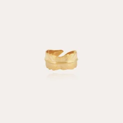 Gas Bijoux Penna ring large size gold^Homme Bagues Homme|Bijoux Dorés Pour Homme