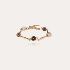 Gas Bijoux Perla Serti bracelet gold^Femme Bracelets