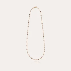 Gas Bijoux Perla Serti long necklace gold^Femme Sautoirs