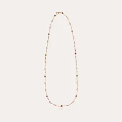 Gas Bijoux Perla Serti long necklace gold^Femme Sautoirs|Sautoirs