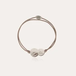 Gas Bijoux Platine bracelet large size silver^Homme Bracelets Cordons Homme