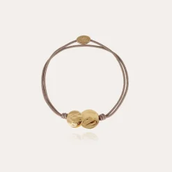 Gas Bijoux Platine bracelet large size gold^Homme Bracelets Cordons Homme