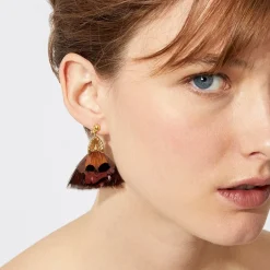 Gas Bijoux Plumette earrings gold^Femme Boucles D'oreilles
