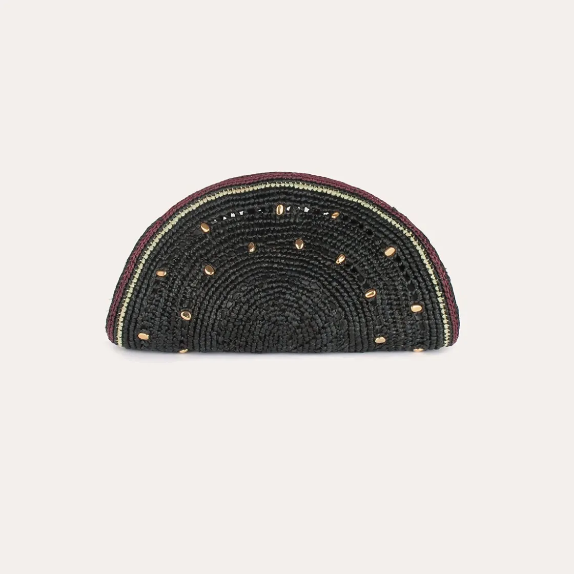 Gas Bijoux Pochette Sol raphia^ Sacs & Pochettes