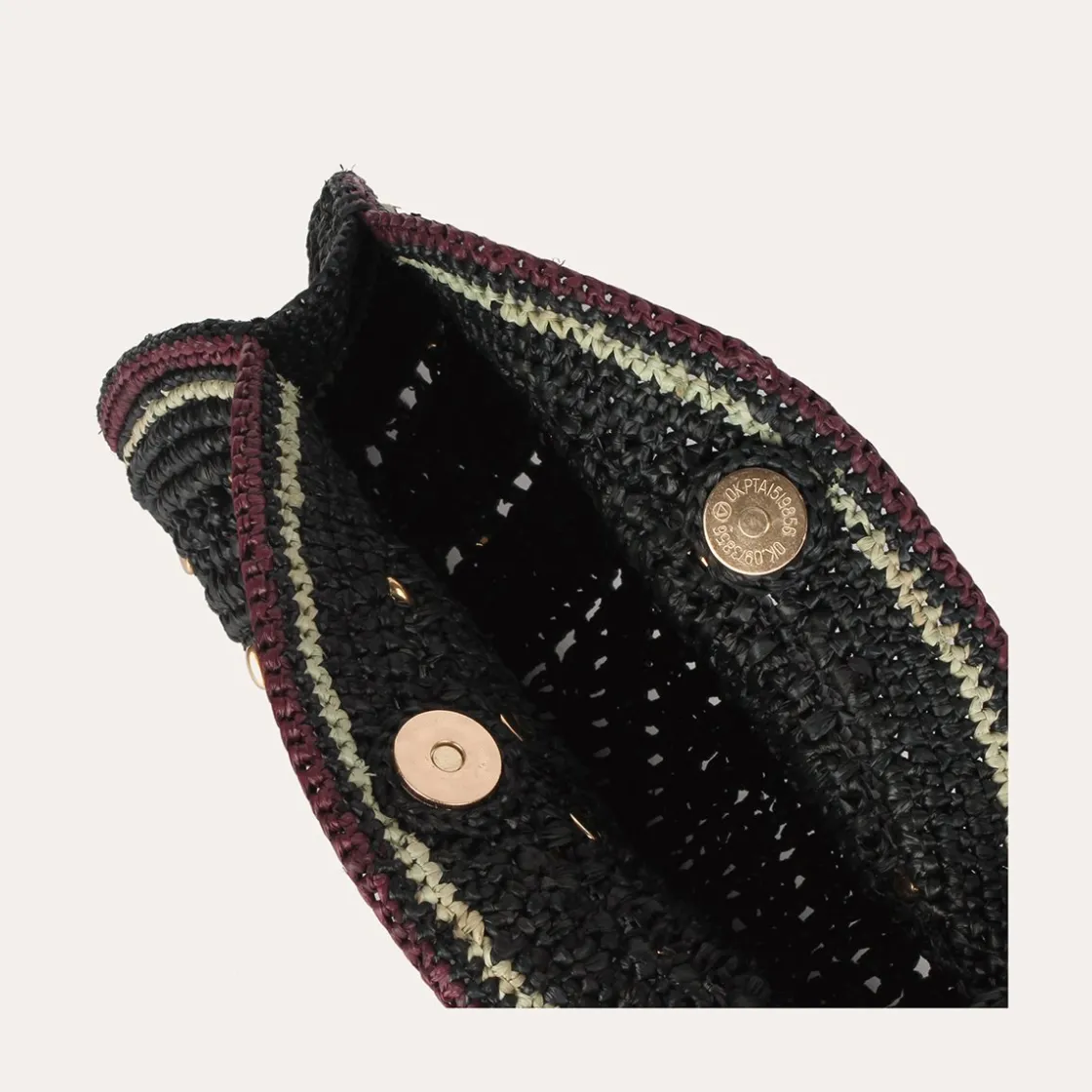 Gas Bijoux Pochette Sol raphia^ Sacs & Pochettes