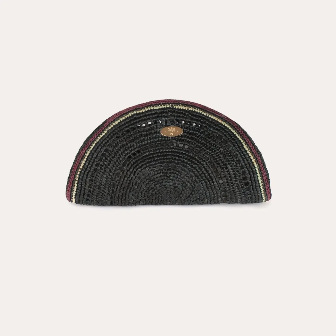 Gas Bijoux Pochette Sol raphia^ Sacs & Pochettes