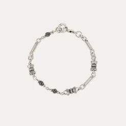 Gas Bijoux Pompadour strass bracelet silver^Femme Bracelets