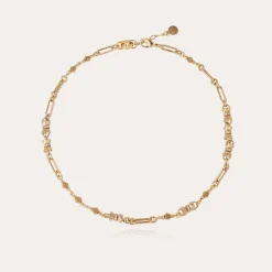 Gas Bijoux Pompadour strass gold^Femme Colliers