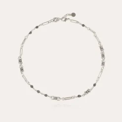 Gas Bijoux Pompadour strass necklace silver^Femme Colliers