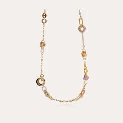 Gas Bijoux Prato long necklace acetate gold^Femme Sautoirs