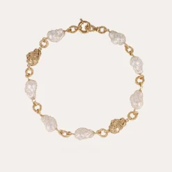 Gas Bijoux Rainbow Biwa Bis necklace gold^Femme Colliers