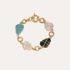Gas Bijoux Rainbow multi bracelet gold^Femme Bracelets