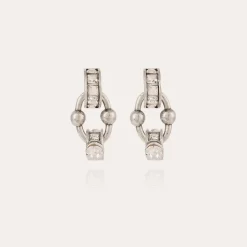 Gas Bijoux Rivage strass earrings silver^Femme Boucles D'oreilles