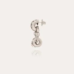 Gas Bijoux Rivage strass earrings silver^Femme Boucles D'oreilles