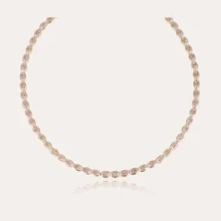 Gas Bijoux Riviera Simple necklace large size gold - Zirconia^Femme Colliers