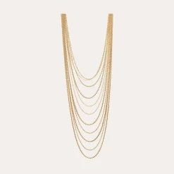 Gas Bijoux Romeo long necklace gold^Femme Sautoirs|Bijoux Dorés