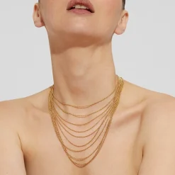 Gas Bijoux Romeo necklace gold^Femme Colliers|Bijoux Dorés