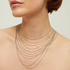 Gas Bijoux Romeo necklace silver^Femme Colliers|Bijoux Argentés