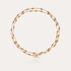 Gas Bijoux Rosario long necklace gold^Femme Sautoirs