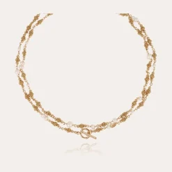 Gas Bijoux Rosario long necklace gold^Femme Sautoirs