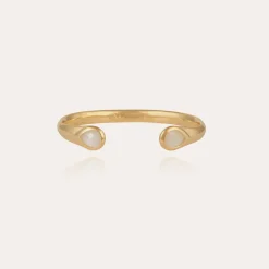 Gas Bijoux Saint Germain bracelet gold - White Mother-of-pearl^Femme Bracelets