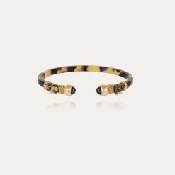 Gas Bijoux Sari Bis bracelet acetate gold - Tortoise^Femme Bracelets