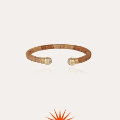 Gas Bijoux Sari strass bracelet gold - Wicker - 55 years collection^Femme Bracelets