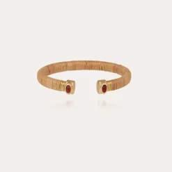 Gas Bijoux Sarina bracelet gold - Wicker - - 55 years collection^Femme Bracelets