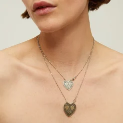 Gas Bijoux Scapulaire Gilot necklace small size silver^Femme Colliers