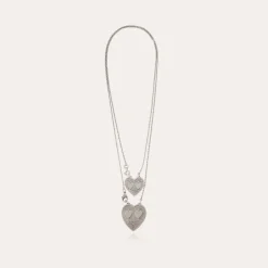 Gas Bijoux Scapulaire Gilot necklace small size silver^Femme Colliers
