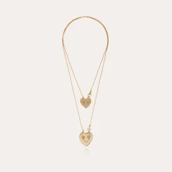 Gas Bijoux Scapulaire Gilot necklace small size gold^Femme Colliers|Bijoux Dorés