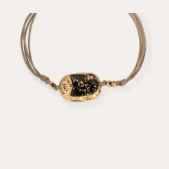 Gas Bijoux Scaramouche enamel bracelet gold^Femme Bracelets