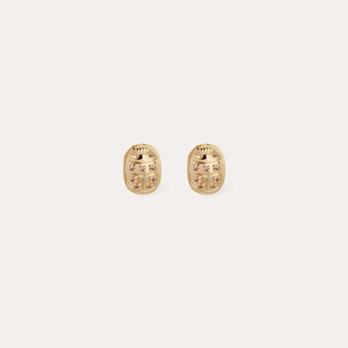 Gas Bijoux Scaramouche studs earrings gold - - Capsule The Precious^Femme Boucles D'oreilles|Boucles D'oreilles
