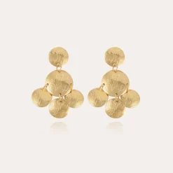 Gas Bijoux Sequin Diva earrings gold^Femme Boucles D'oreilles