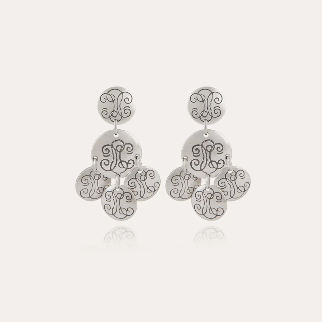 Gas Bijoux Sequin Diva earrings silver^Femme Boucles D'oreilles|Bijoux Argentés