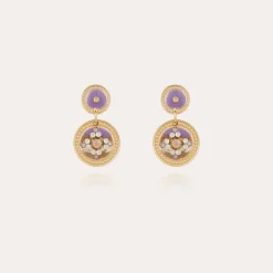 Gas Bijoux Sequin earrings gold^Femme Boucles D'oreilles