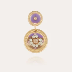 Gas Bijoux Sequin earrings gold^Femme Boucles D'oreilles