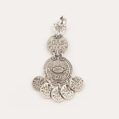 Gas Bijoux Sequin triple rows earrings silver^Femme Boucles D'oreilles|Bijoux Argentés