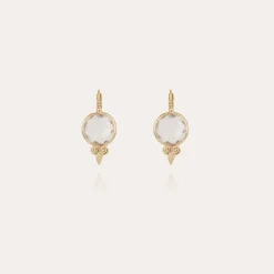 Gas Bijoux Serti earrings gold -^Femme Boucles D'oreilles