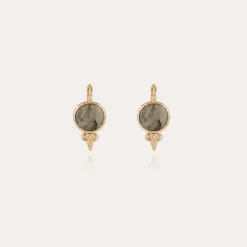 Gas Bijoux Serti earrings gold -^Femme Boucles D'oreilles