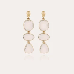 Gas Bijoux Sireine earrings gold - Cristal^Femme Boucles D'oreilles