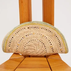 Gas Bijoux Sol clutch raffia^ Sacs & Pochettes