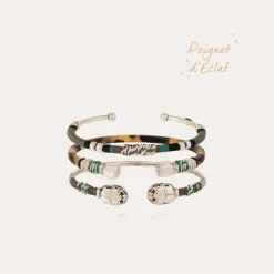 Gas Bijoux Sparkling set Zanzibar, Sari & Duality Scaramouche silver^Homme Bracelets Homme|Joncs Homme